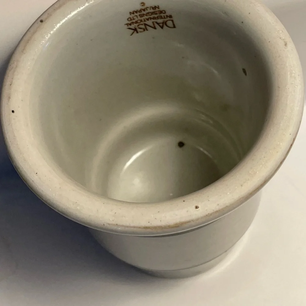 Dansk International Designs LTD NR/ Japan Blue Striped Ceramic Utensil Holder